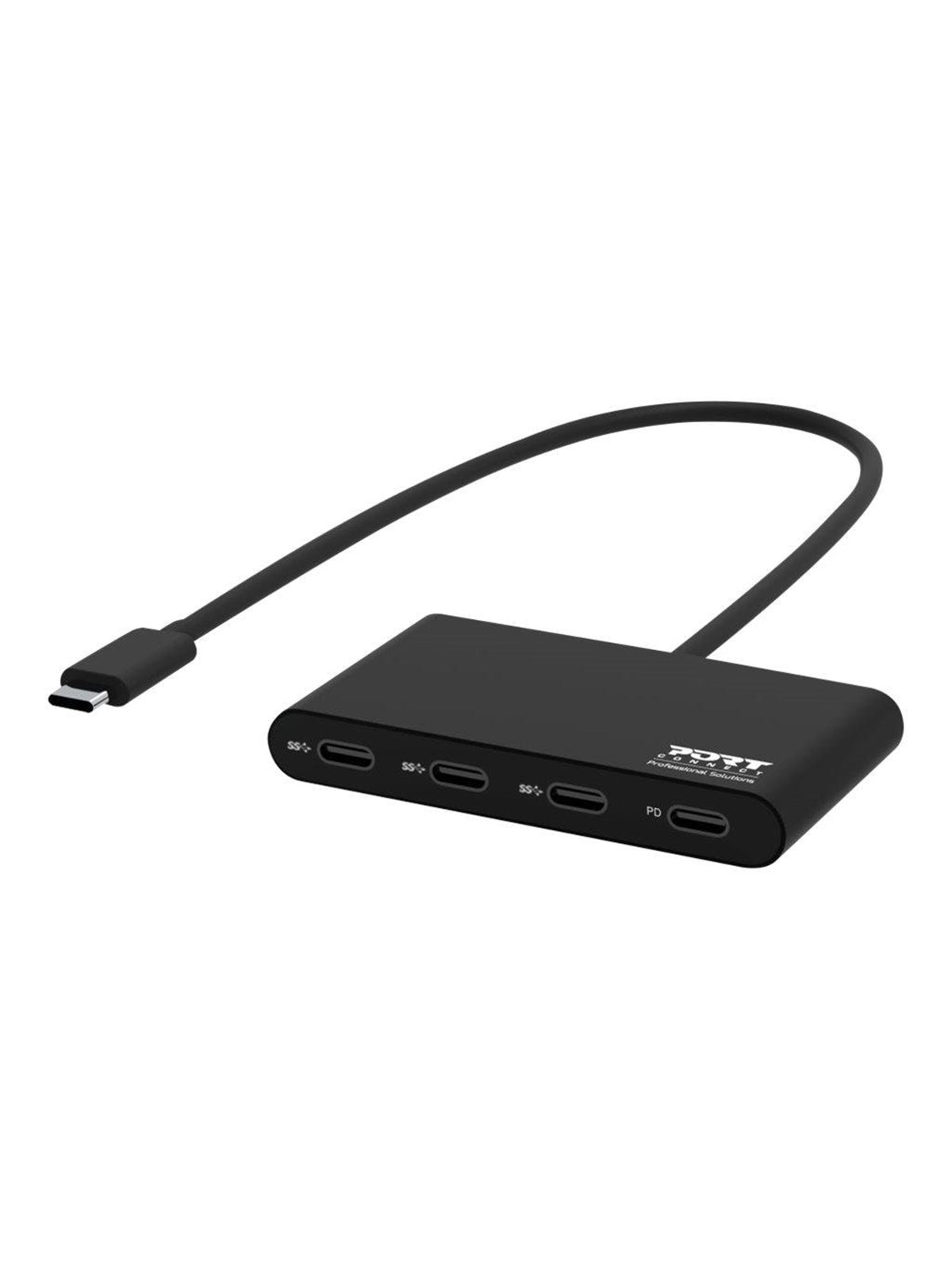 PORT Designs USB-C HUB 3 USB-C PORTS & 1 USB-C POWER DELIVERY USB-Hubs - USB 3.1 - 4 - Schwarz
