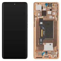 Motorola Display Unit f?r Edge 50, Peach Fuzz (Display, Motorola Edge 50), Mobilgerät Ersatzteile, Pink