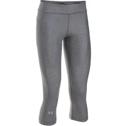 UNDER ARMOUR Damen Caprihose / Tights UA Heat-Gear Armour, Größe XS in Grau Grau