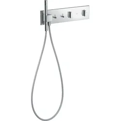 hansgrohe AXOR ShowerComposition Thermostatmodul Select, 2 Verbraucher, 470/110, 12571000, Farbe: Chrom