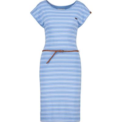 Sommerkleid ALIFE & KICKIN, Damen, Gr. M, Normalgrößen, fjord, 65% Baumwolle, 35% Polyester, Rundhals, Kleider Sommerkleid