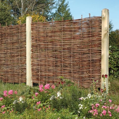 Jorkisch Haithabu Flechtzaun Haselnuss natur 180x120cm 4026925890645