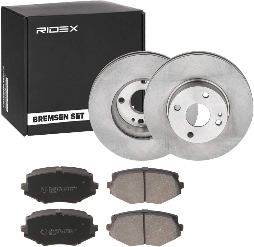 RIDEX 3405B1562 Bremsscheiben und -beläge