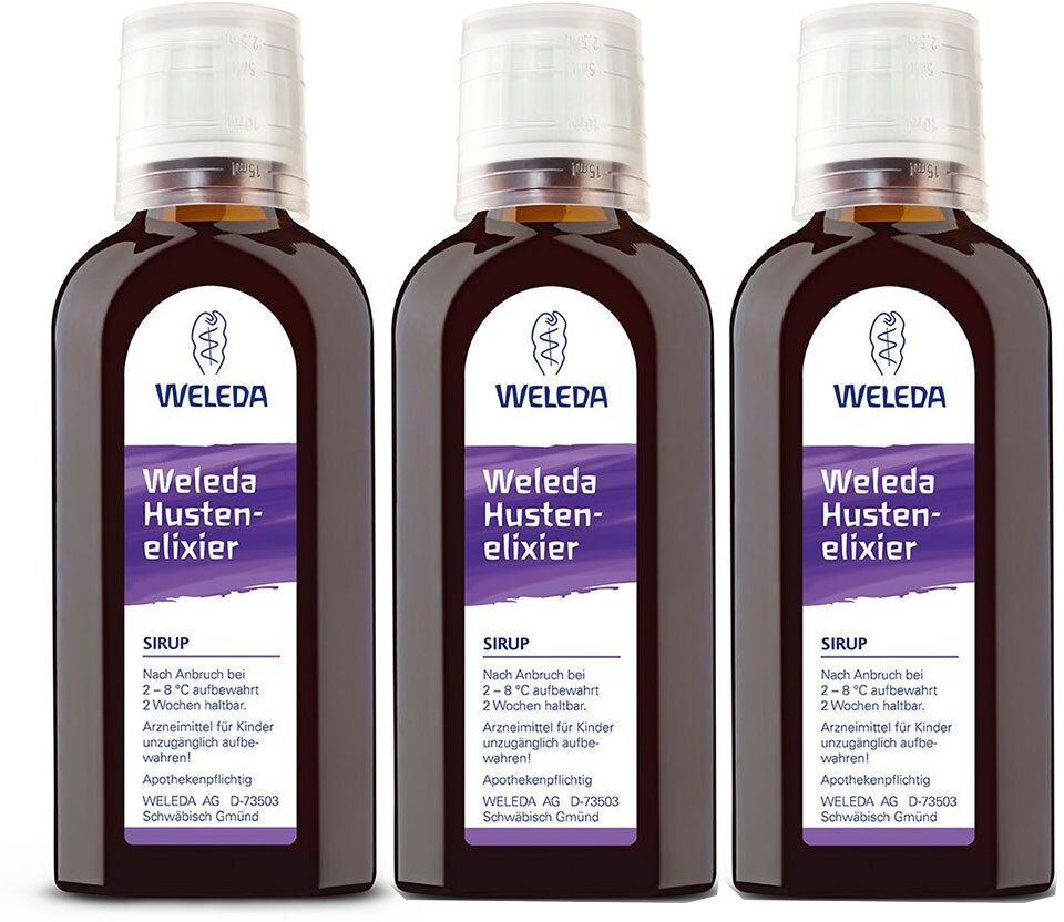 Weleda Hustenelixier 4er-Pack 4x100 ml Sirup