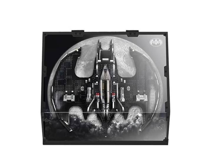Acryl-Vitrine für Lego 76161 Batwing Modell, 3 mm staubdichte Schaukasten, Vitrine kompatibel mit Lego 76161 (Modell nicht im Lieferumfang enthalten) (Wandmontage)