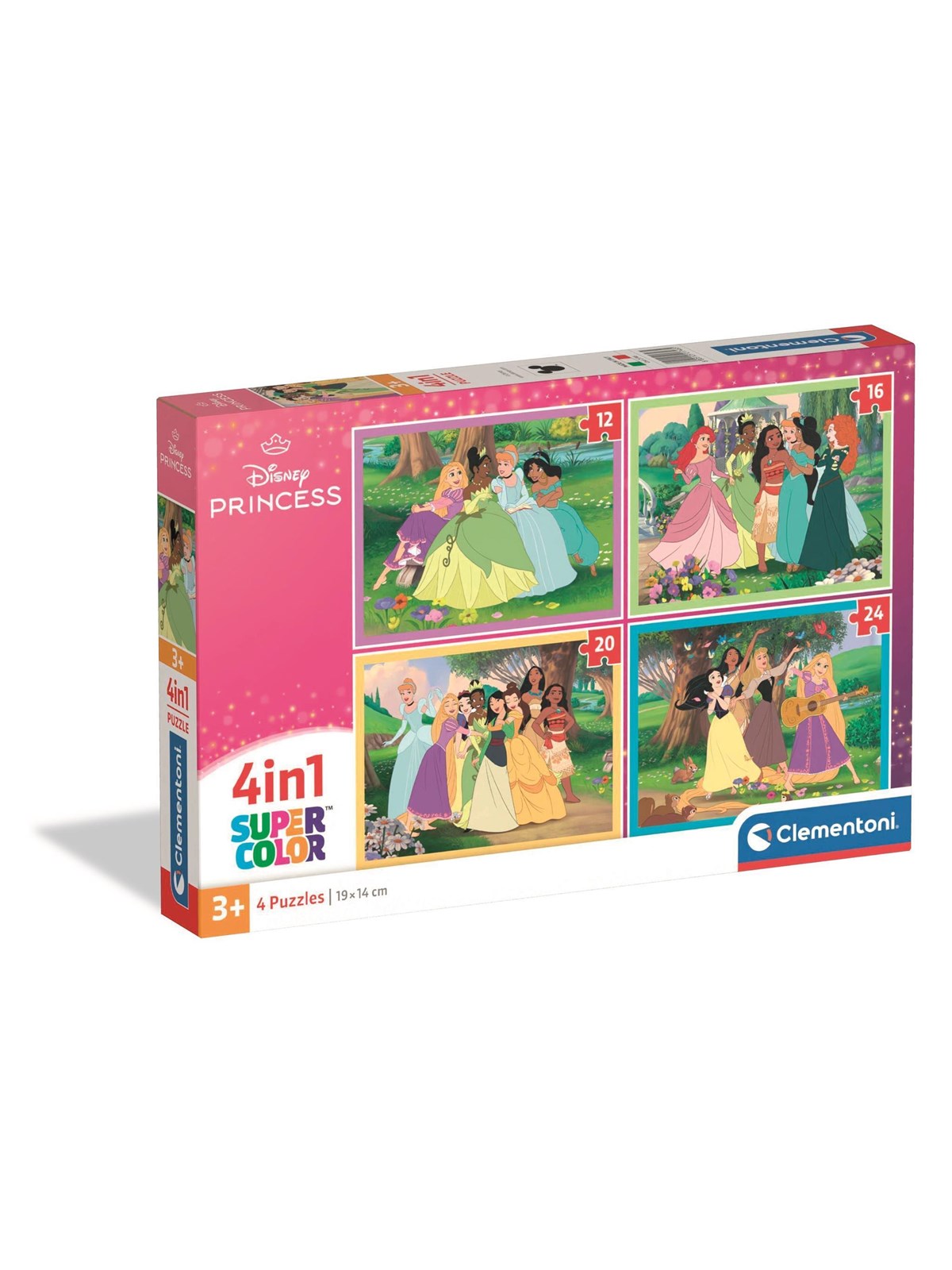 Clementoni 4in1 Puzzle Disney Princess (12, 16, 20, 24 bri 2D Puzzles