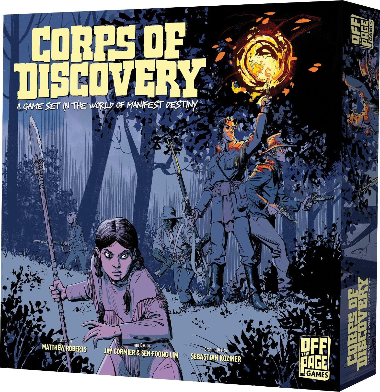 Off the Page Games Corps of Discovery Coöperatief deductie- en verkenningsspel