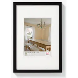 Walther Holz-Bilderrahmen Peppers  Schwarz / 50 x 70