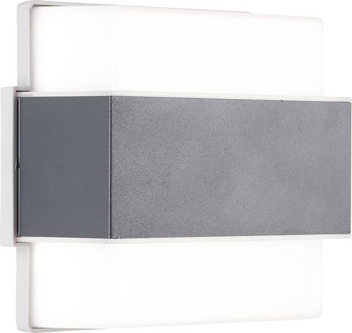 Brilliant Archie G96387/63 LED-Außenwandleuchte EEK: E (A - G) LED LED fest eingebaut 7W Weiß, Anthrazit