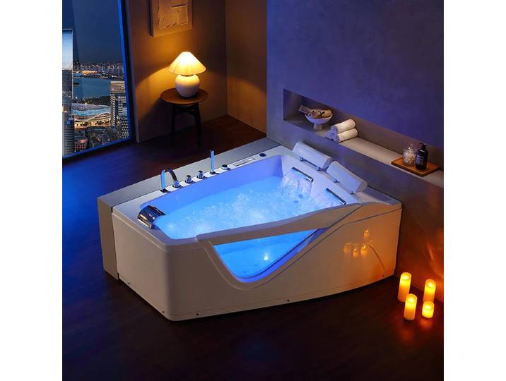 Baignoire Balneo asymétrique G-Neptune 47 jets Whirlpool