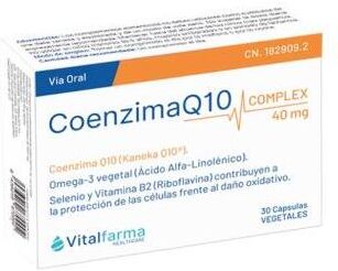 Vitalfarma Coenzyme Q10 Complex 40 mg 30 Capsules