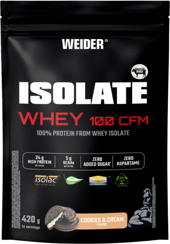 Weider weider isolate whey 100 cfm 420 gr cookies