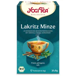 YOGI TEA, Lakritz Minze, Bio Gewürz- und Kräutertee 17X1,8 g