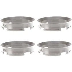 WamSter® 4 Zentrierringe 72,6mm - 63,4mm ZD-System dunkelbraun