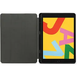 Mobilize Solides Folio-Etui (Apple iPad 2019 (7. Gen), Apple iPad 2020 (8. Gen), Apple iPad 2021 (9. Gen)), Tablet Hülle, Schwarz