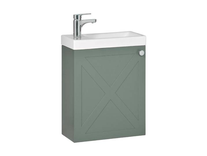 Meuble lave-mains ava vert de gris