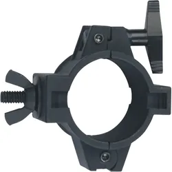 Showgear 50 mm Universal PVC Pipe Clamp Traglast: 30 kg - PVC - schwarz