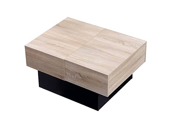 Happy Garden Couchtisch mit abnehmbaren Platten schwarz Greta