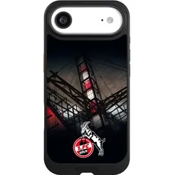 Nivocase Hülle für Apple iPhone Air Handyhülle NIVOcore Case Schwarz 1. FC Köln Offizielles Lizenzprodukt (Apple iPhone Air), Smartphone Hülle, Schwarz