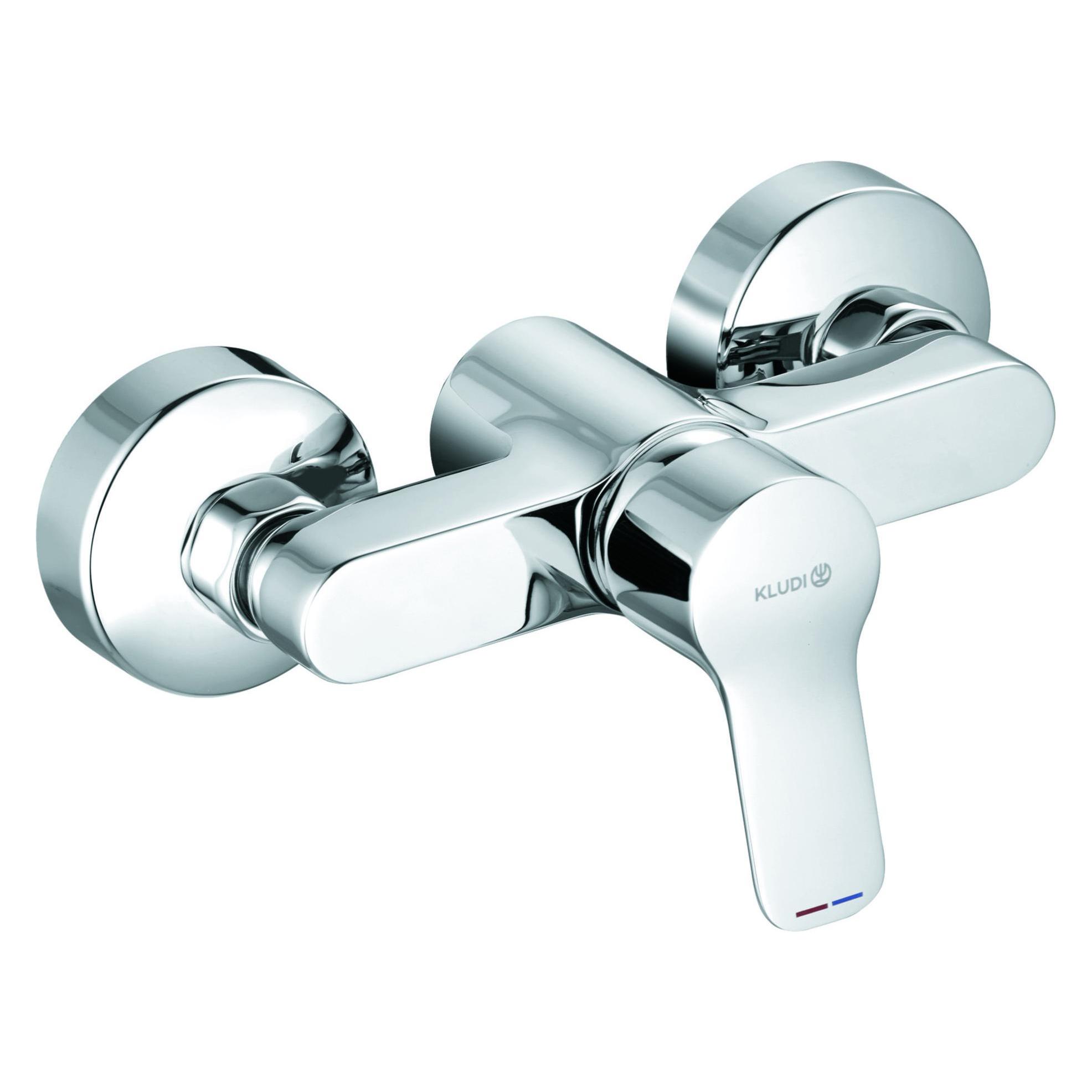 Kludi PURE & EASY Brause Armatur, Aufputz, chrom (378410565)