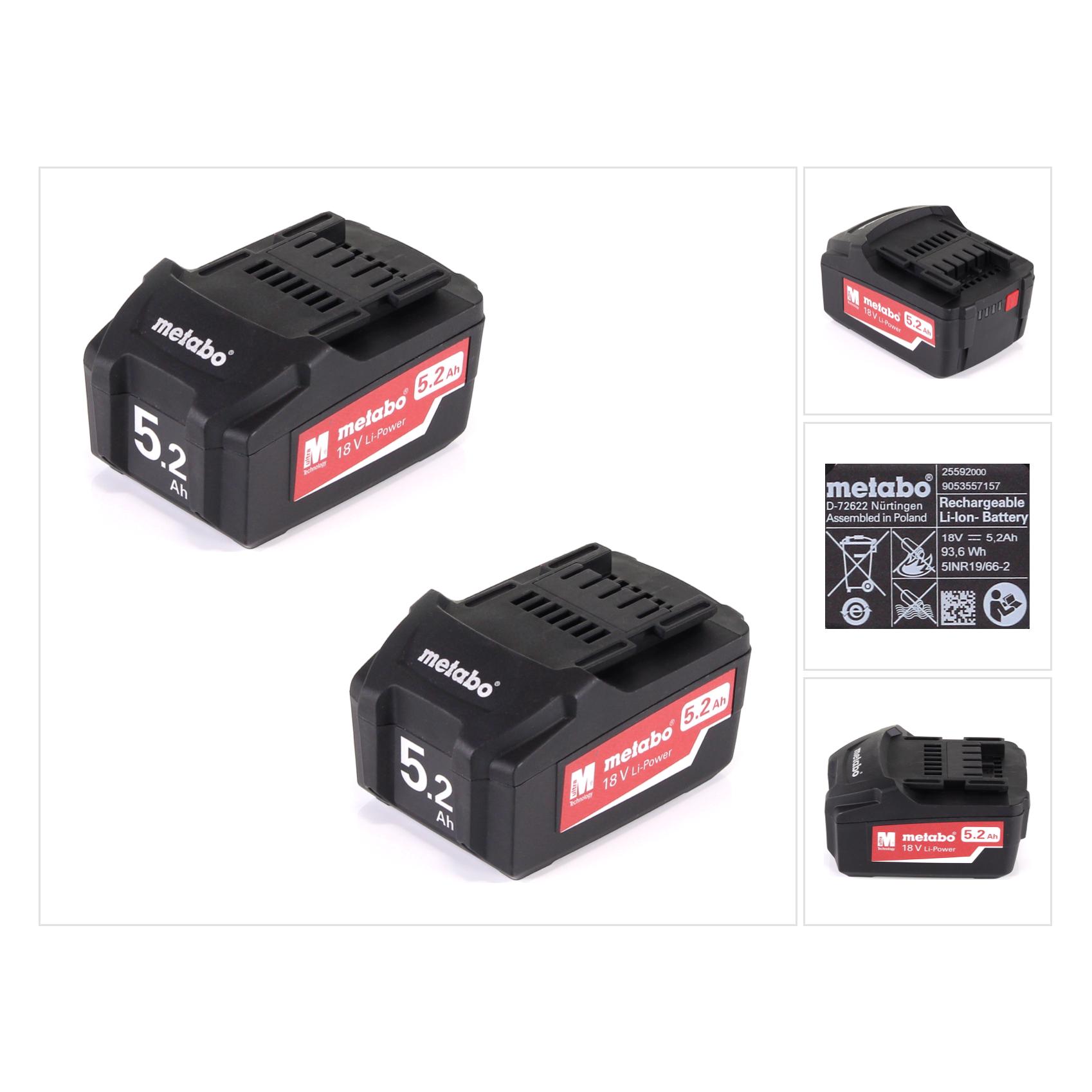 Metabo Li-Power Akku Set (18 V) (625592000)