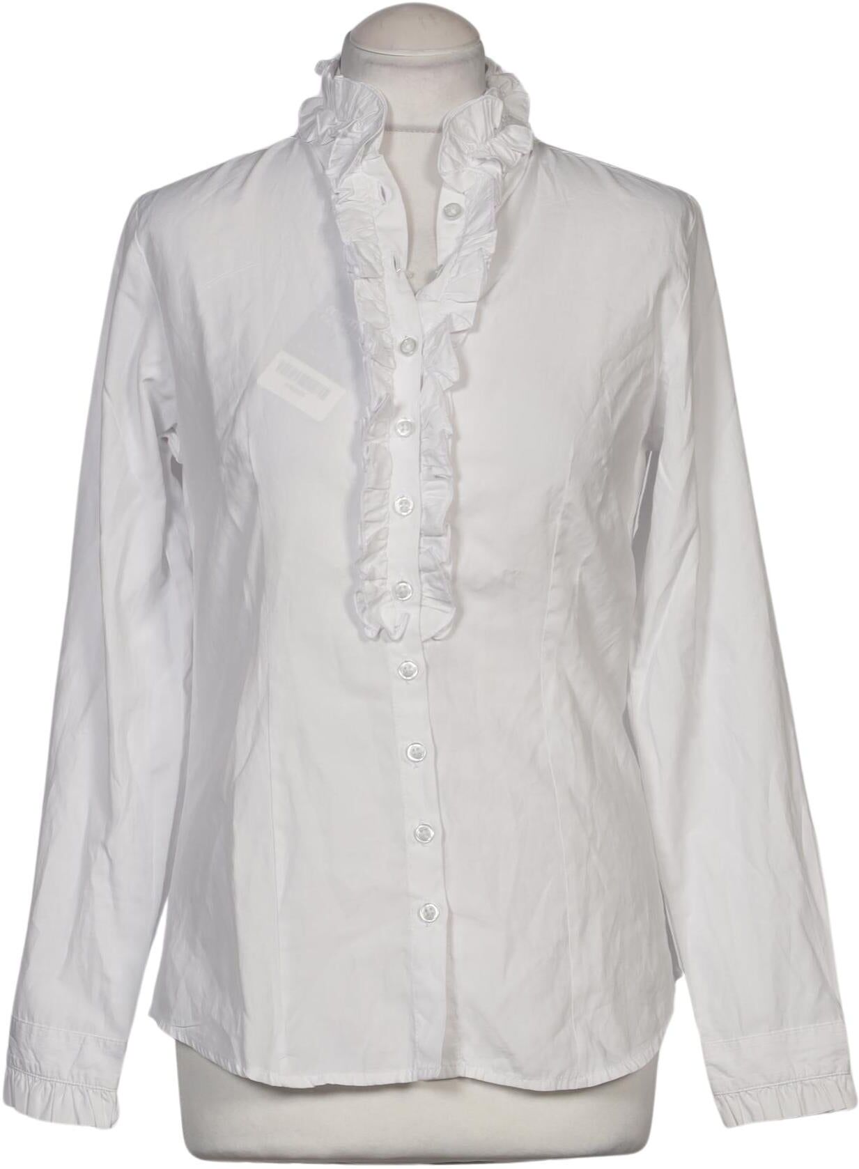 Stockerpoint Damen Bluse, Weiß, Gr. S, Baumwolle / Synthetik - Second Hand