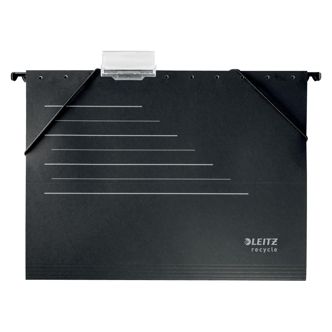 Leitz Hängemappen ALPHA recycle 1921 schwarz (A4, 10x) (19210095)