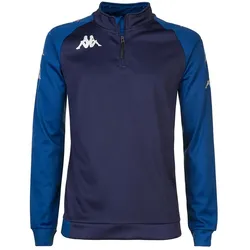 Kappa, Herren, Sportshirt, TRIESTE SWEAT 1/4 ZIP (S), Blau