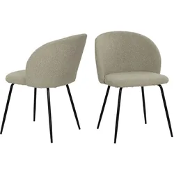 Stuhl 2er-Set  ¦ braun ¦ Maße (cm): B: 60 H: 78