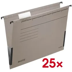 Leitz Hängetaschen »Alpha 1986« 25 Stück grau