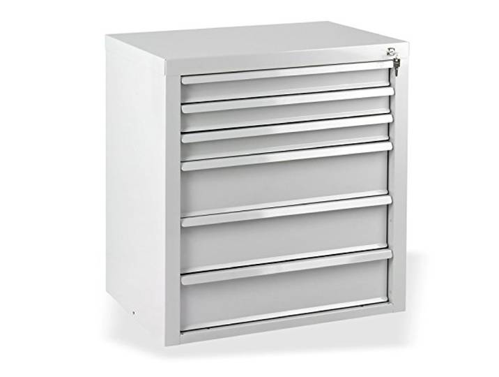 DEMA Schubladenschrank Fernando – 6 Schubladen, Aufbewahrungsschrank, Werkstattschrank – robust, langlebig, stabil – für Werkstatt, Büro, Heimwerker, Werkzeuge, Ordnung, Lagerung