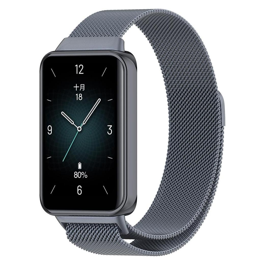 Techsuit - Watchband 20mm (W009) - Honor Band 9 - Blue (20 mm, Magnet, Stainless Steel) (62207802)
