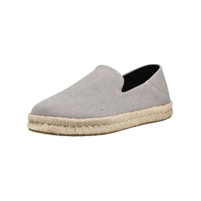 Espadrille TOMS "TOMS Halbschuhe Textil", Herren, Gr. 43, grau, Textil, Schuhe Espadrille