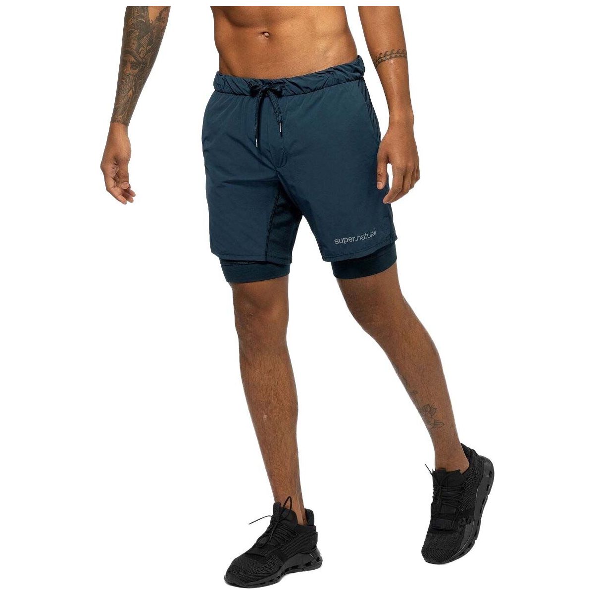Super.Natural M Double Layer Shorts blueberry (W01) M SNM017460W01M