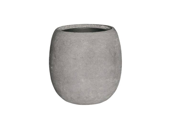 In-/Outdoor Blumentopf „Polystone Coated Plain Balloon“, verschiedene Grössen Grau Baq Design