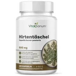 VitaSanum® Hirtentäschel (Capsella bursa-pastoris) – 1500 mg Tagesportion (3 Kapseln)