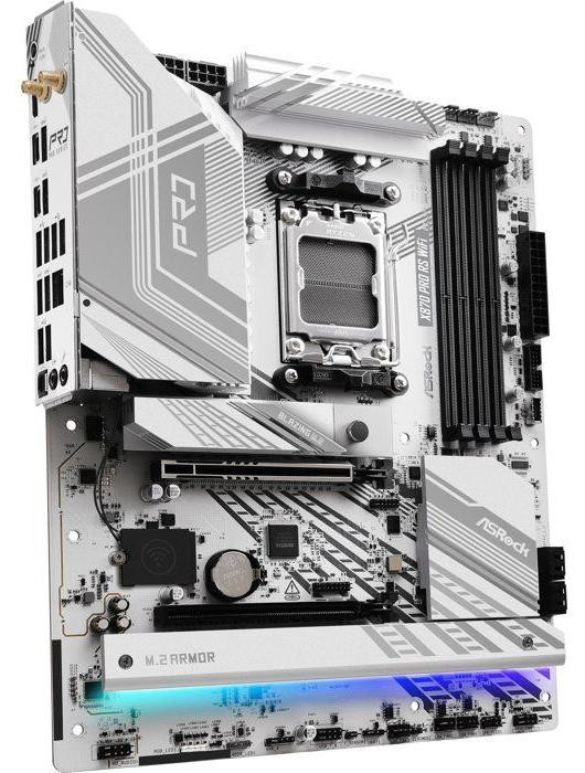ASRock X870 Pro RS WiFi ATX Moederbord met AM5 Socket, AMD X870 Chipset, DDR5 en WiFi 7