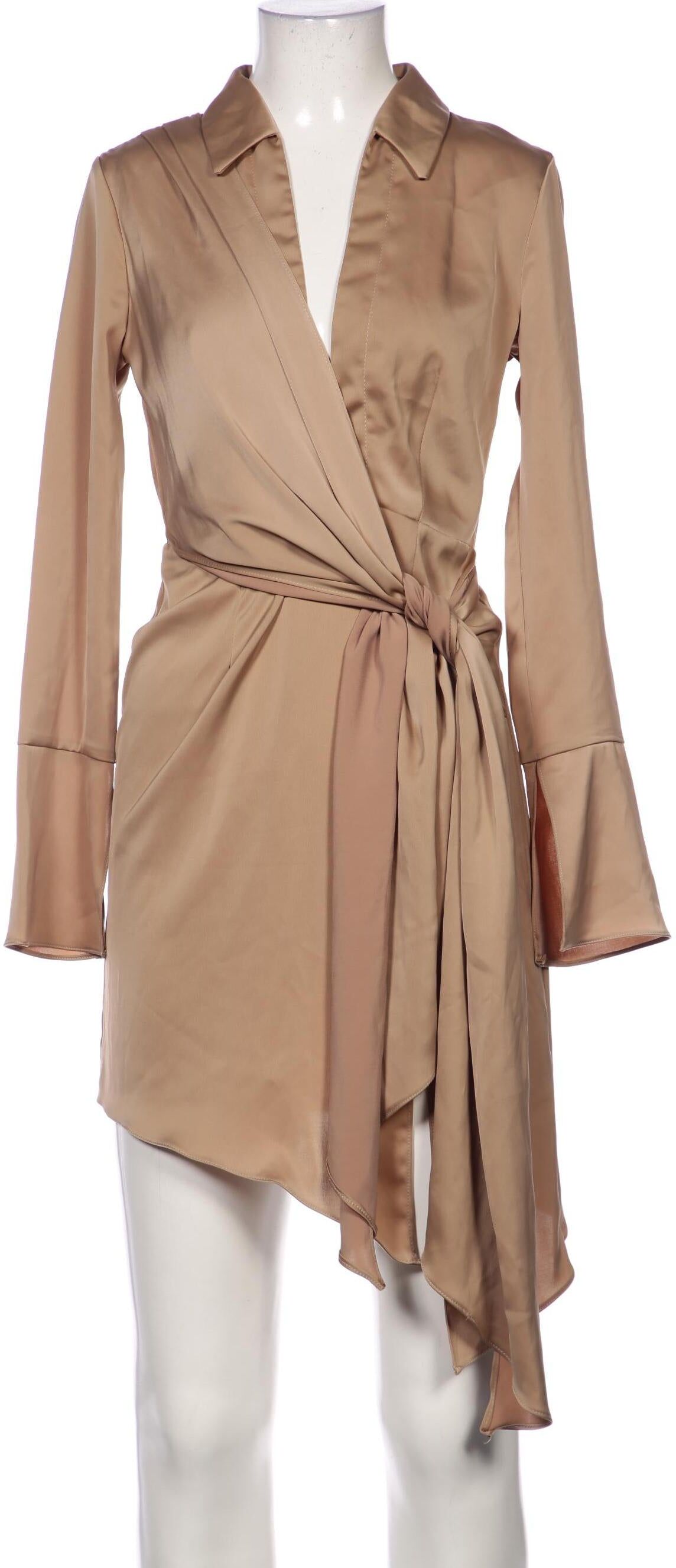 asos Damen Kleid, Beige, Gr. EU 34, Synthetik - Second Hand