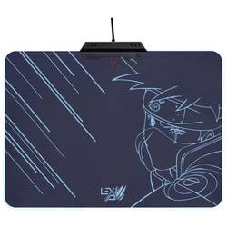 Lexip Naruto Shippuden Kakashi Kamui Gaming-Mauspad Beleuchtet Schwarz, Türkis TSXLXMP0002