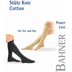 Bahner Power Line Cotton Stützkniestrumpf 1 Paar | 44-46 (XL) | Beige (BA-0015)