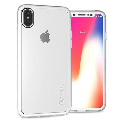 I-Paint Enveloping Transparent Case for iPhone XS/X - Matte (Apple iPhone X, Apple iPhone XS) (840302)