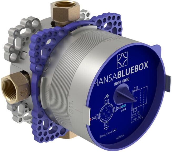 Hansa HANSABLUEBOX encastré solution compacte compacte DN 20 G 3/4inch m Version préliminaire (80010000)