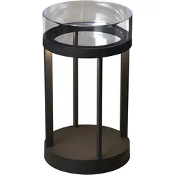 Konstsmide LED USB-Laterne Chieti, grau, dimmbar (7821-300)