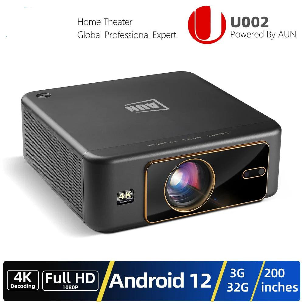 Selius Mini Beamer Projector met Android, LED, Full HD 1080P en 4K ondersteuning