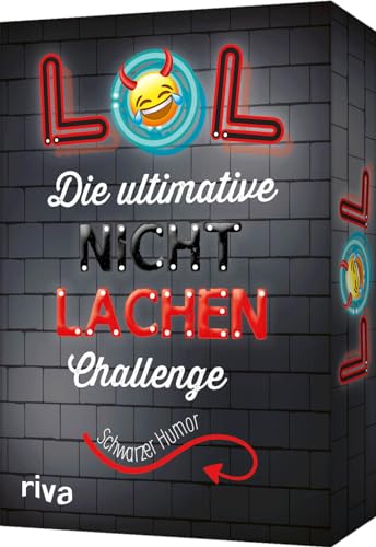 LOL – Die ultimative Nicht-lachen-Challenge – Schwarzer Humor: Mit den besten Witzen, Flachwitzen, Scherzfragen. Partyspiel mit Trinkspielvariante. Ab 18 Jahren - Preis vom 11.10.2026 03:10:56 h