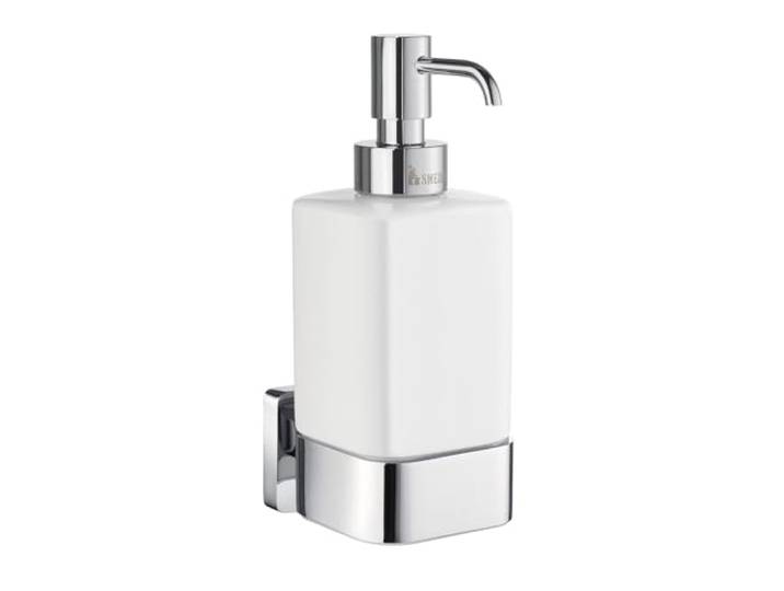 Smedbo Ice Soft Cube Seifenspender Messing mit Porzellan OK469P