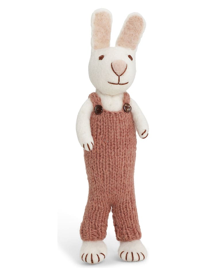 Gry & Sif Dekofigur ''Bunny'' Weiß/ Rosa - (L)27 cm - onesize
