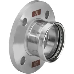 Viega, Zubehör Sanitärinstallation, XL-Flanschübergang Temponox m SC Pressanschl PN 6 fest DN65x76,1mm