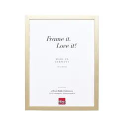 effect Holz-Bilderrahmen Profil Top Cube Gold / Kunstglas / 80 x 80