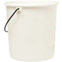 Eimer stark, weiß, Inhalt: 15,00 Liter, Höhe: 310 mm, ø: 310 mm